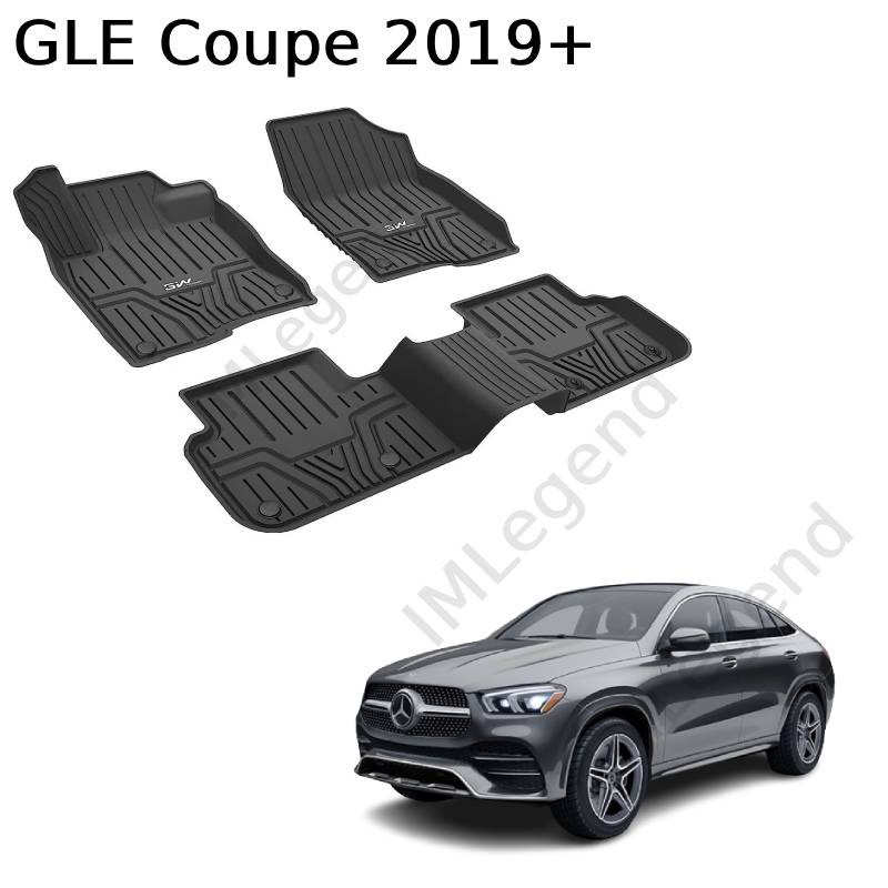 ®3W שטיחים תואמי מקור למרצדס GLE Coupe C167 שנת 2019+