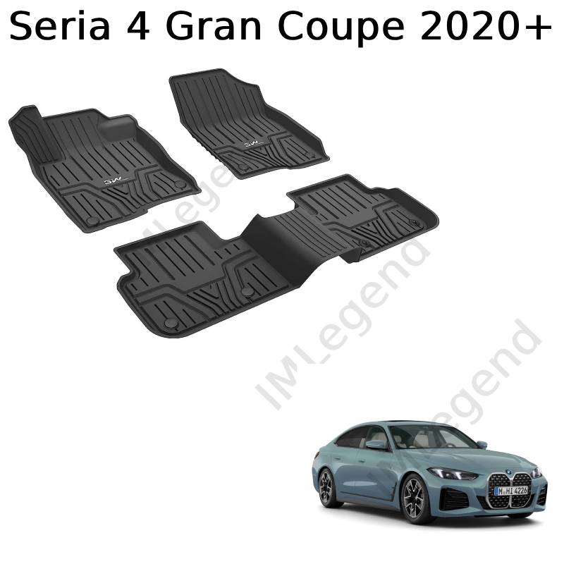 ®3W שטיחים תואמי מקור לבמוו סדרה 4 גראן קופה שנים 2020+
