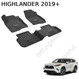 ®3W שטיחים תואמי מקור לטויוטה היילנדר 2019+