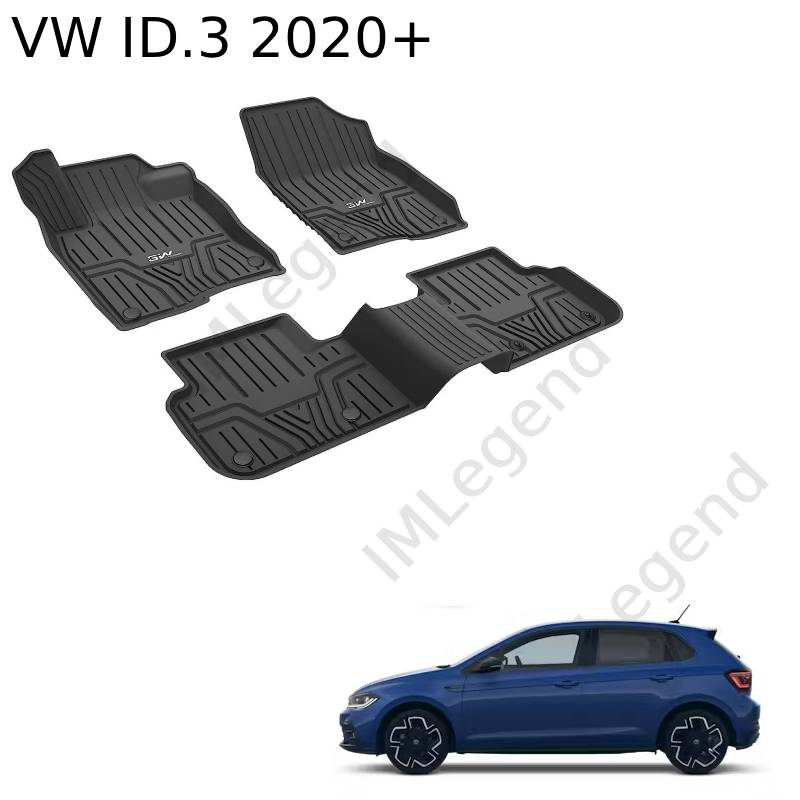 ®3W שטיחים תואמי מקור לפולקסווגן ID.3 שנת 2020+