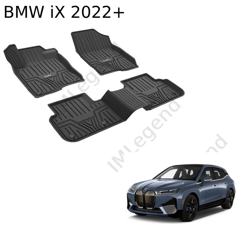 ®3W שטיחים תואמי מקור לבמוו iX שנים 2022+