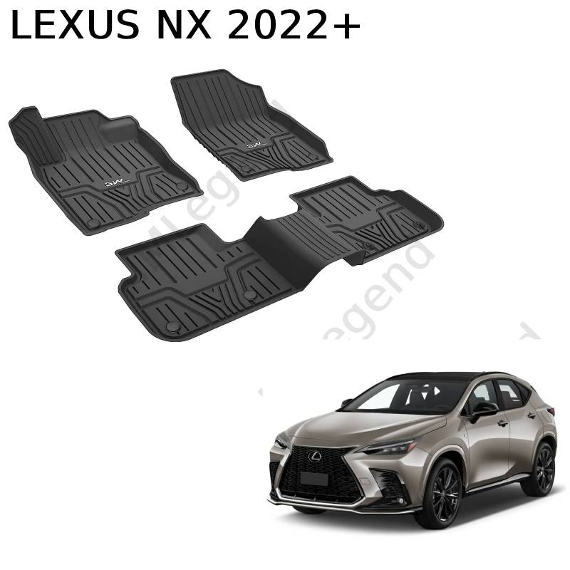 ®3W שטיחים תואמי מקור ללקסוס NX דור 2 שנים 2022+