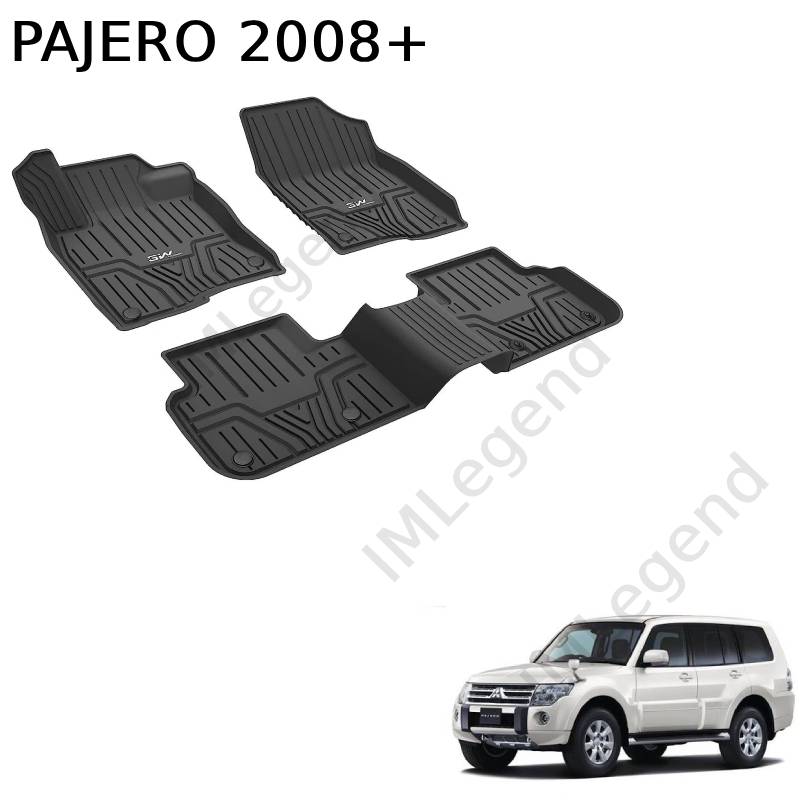 ®3W שטיחים תואמי מקור למיצובישי פאג'רו 2008+