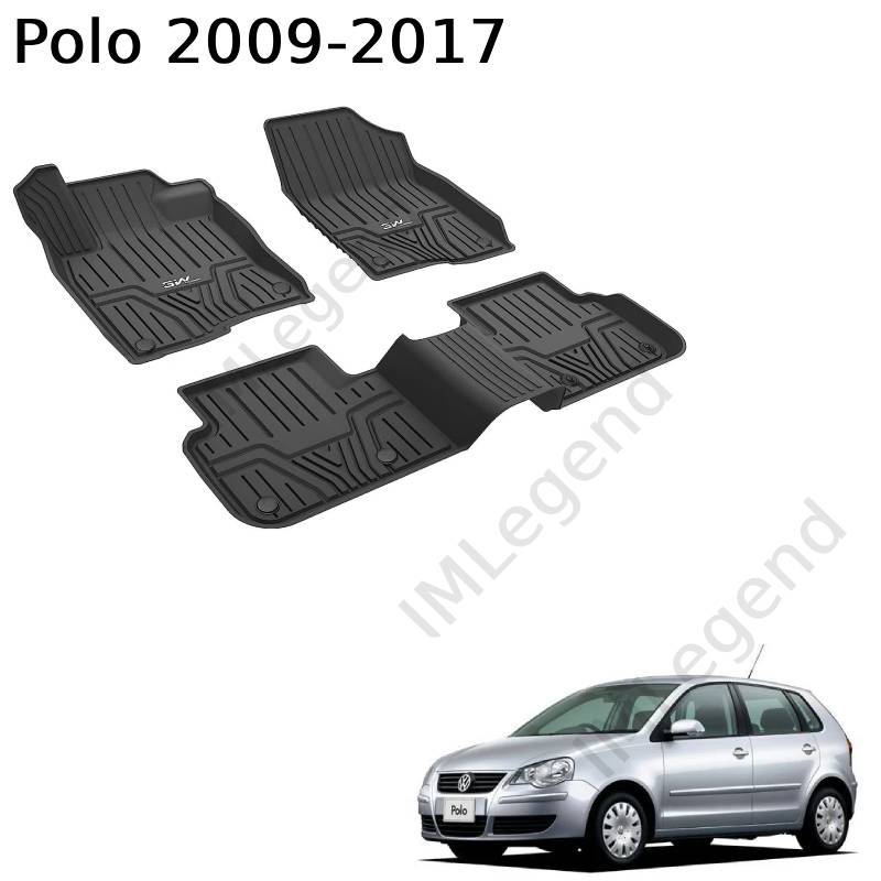 ®3W שטיחים תואמי מקור לפולקסווגן פולו 2009-2017