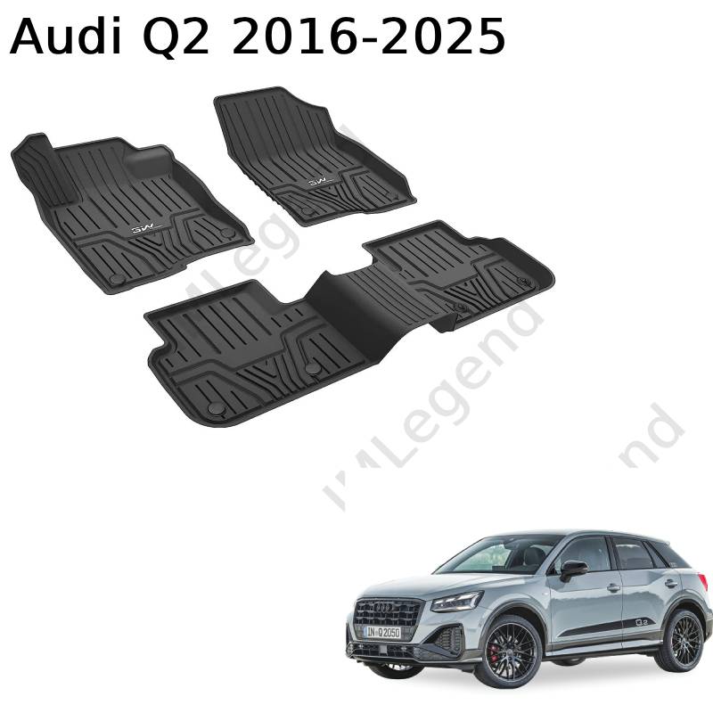 ®3W שטיחים תואמי מקור לאאודי Q2 שנים 2016+