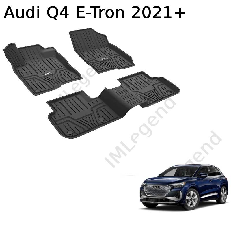 ®3W שטיחים תואמי מקור לאודי Q4 ETRON שנת 2021+