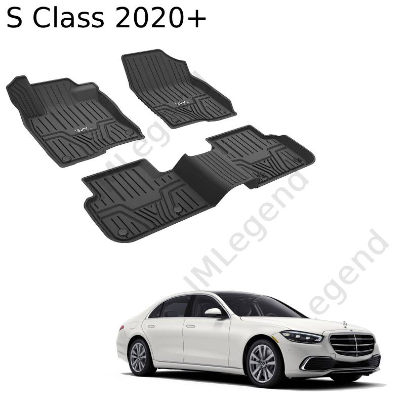®3W שטיחים תואמי מקור למרצדס S Class שנת 2020+