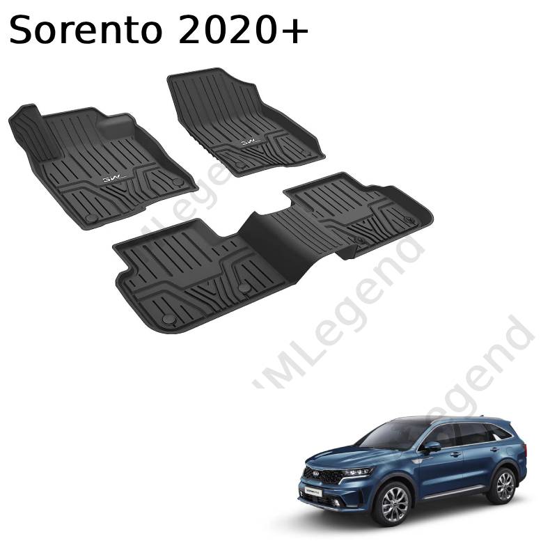 ®3W שטיחים תואמי מקור לקיה סורנטו 2020+