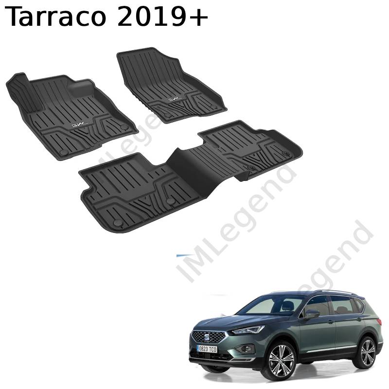 ®3W שטיחים תואמי מקור לסיאט טראקו שנים 2019+