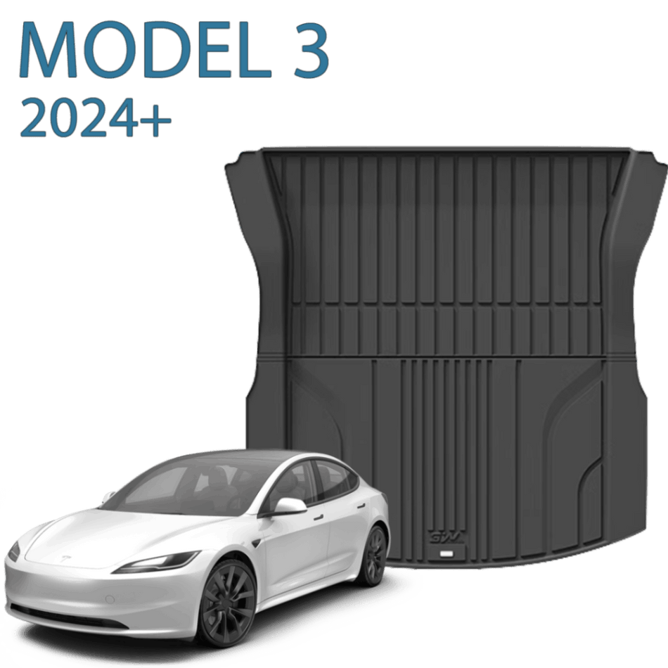 ®3W שטיחים תואמי מקור לטסלה מודל 3 שנת 2024+