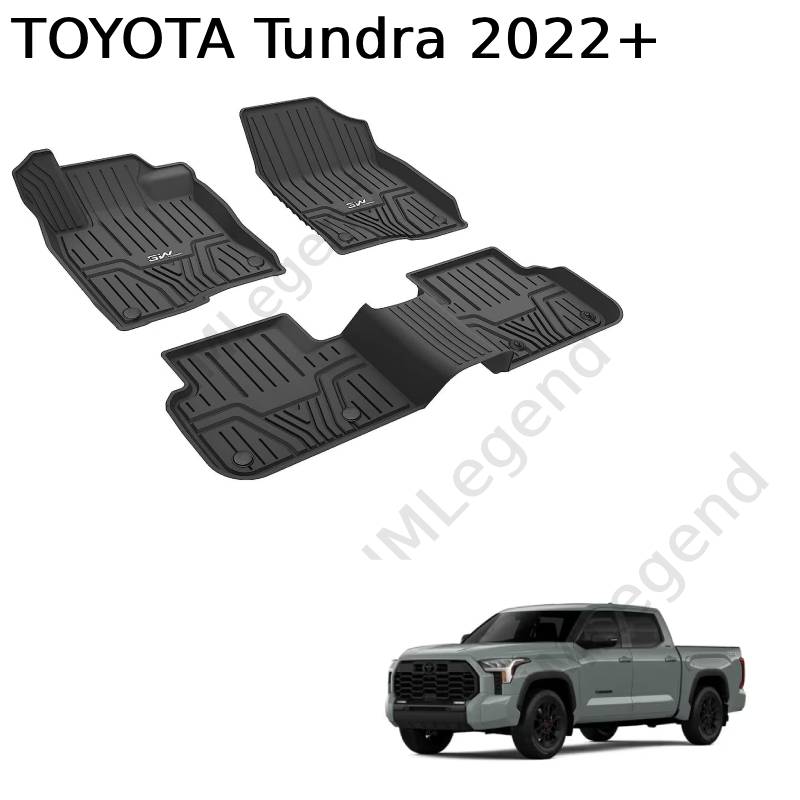 ®3W שטיחים תואמי מקור לטויוטה טונדרה שנים 2022+