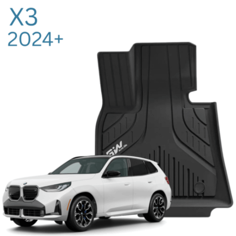 ®3W שטיחים תואמי מקור לבמוו X3 שנים 2024+