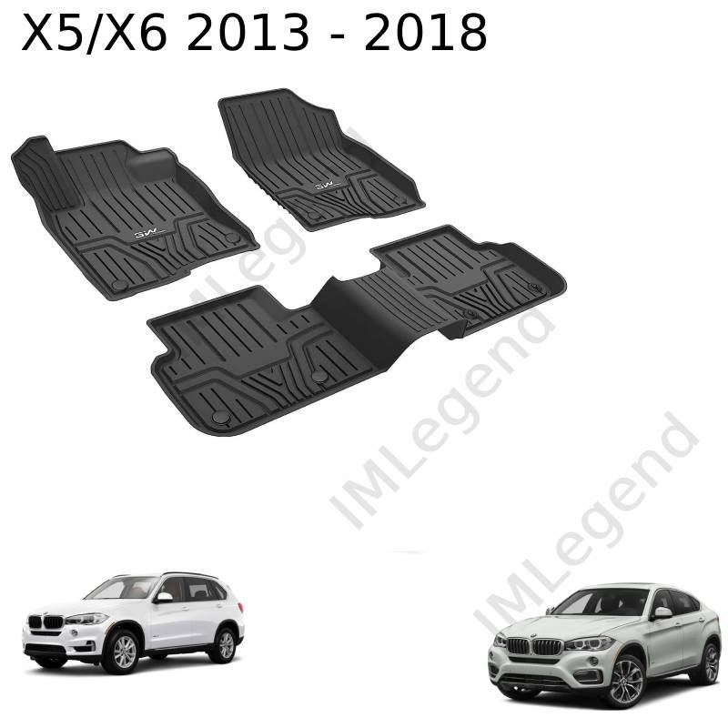®3W שטיחים תואמי מקור לבמוו X6 שנים 2013-2018