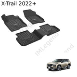 ®3W שטיחים תואמי מקור לניסאן X-Trail דור 4 שנים 2022+