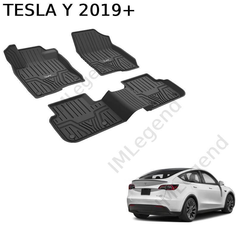 ®3W שטיחים תואמי מקור לטסלה Y שנים 2019+