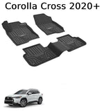 ®3W שטיחים תואמי מקור לטויוטה קורולה קרוס שנת 2020+
