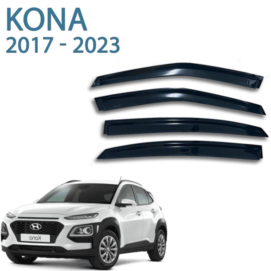 מגני רוח הדבקה ליונדאי קונה דור 1  שנים 2023-2017