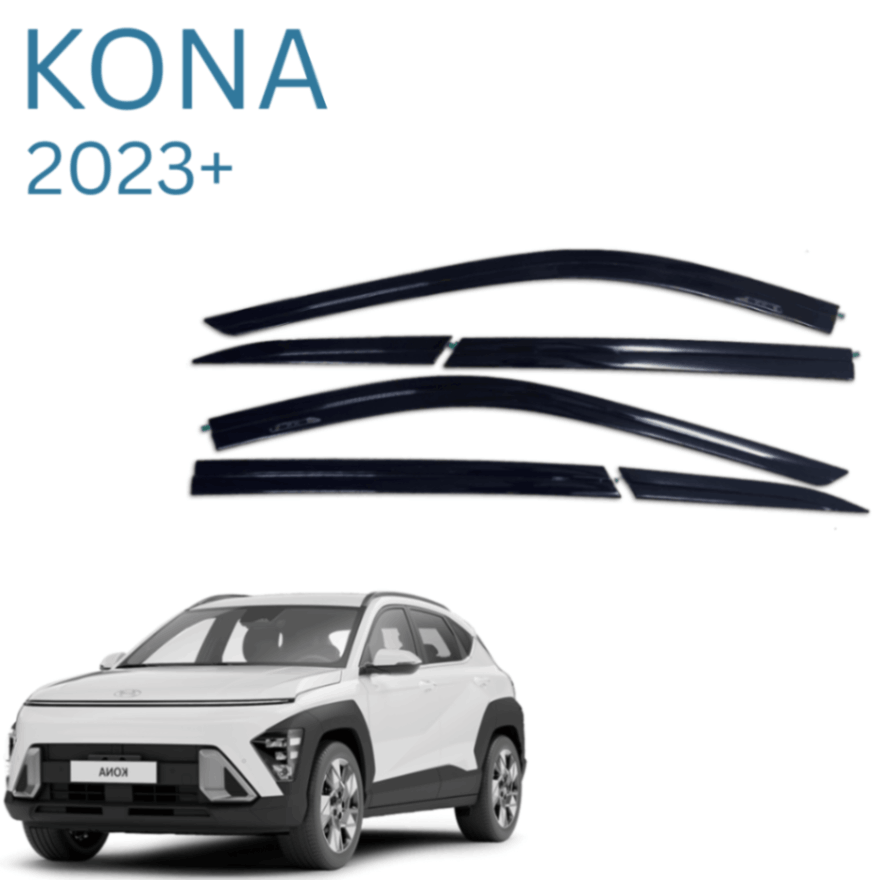 מגני רוח הדבקה ליונדאי קונה דור 2 שת 2023+