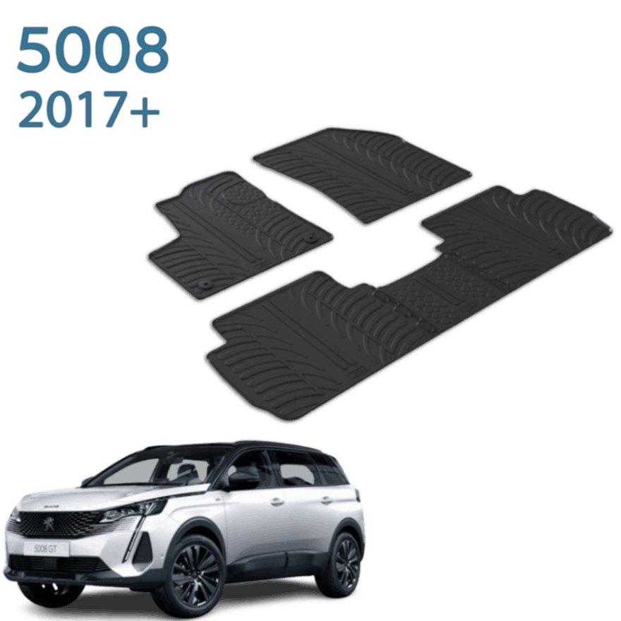 ®Gledring שטיחים 3D תואמי מקור לפיג'ו 5008 דור 2 שנים 2017-2024