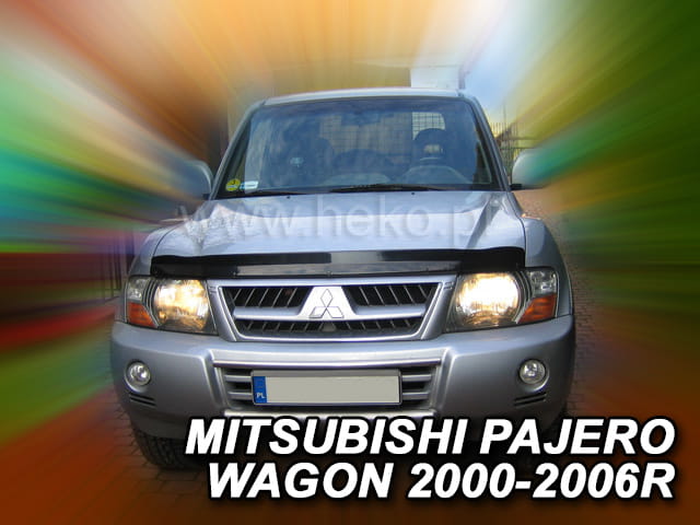 ®HEKO מגן יתושים למיצובישי פאג'רו 2000-2006 התקנה פשוטה עם קליפסים