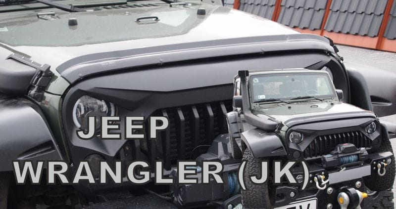®HEKO מגן יתושים לג'יפ רנגלר JK שנים 2007-2018 התקנה פשוטה עם קליפסים