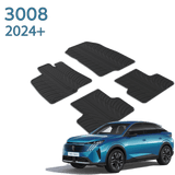 ®Gledring שטיחים 3D תואמי מקור לפיג'ו 3008 דור 2 שנים 2016-2024