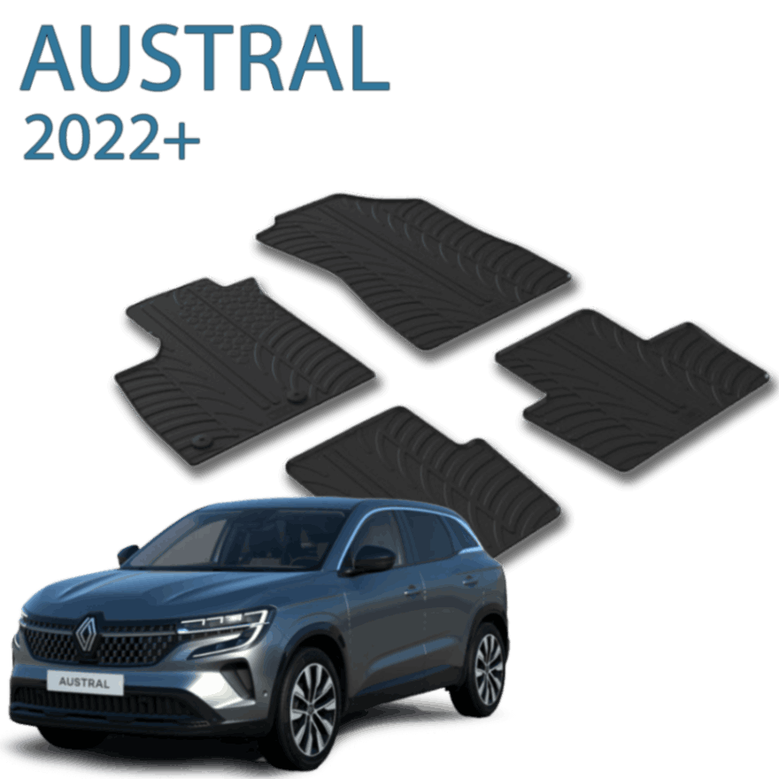 ®Gledring שטיחים 3D תואמי מקור לרנו אוסטרל שנת 2022+