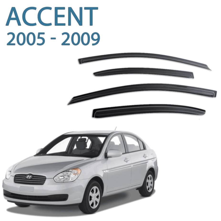 מגני רוח הדבקה ליונדאי אקסנט שנים 2005-2010