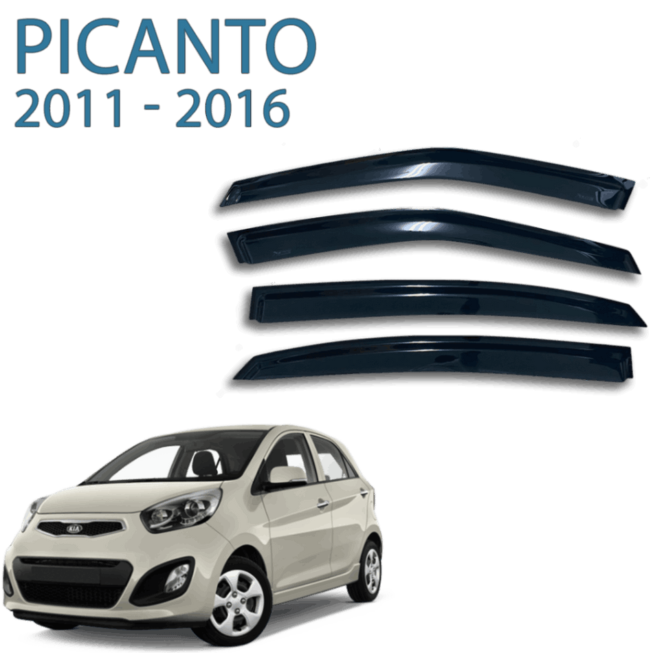 מגני רוח הדבקה לקיה פיקנטו 5 דלתות דור 2 שנים 2011-2016